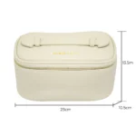 cosmetiquera napoli 23cm de pu beige espejo monteli 420919
