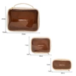 cosmetiqueras venecia juego de 3 de pu beige monteli 9430597