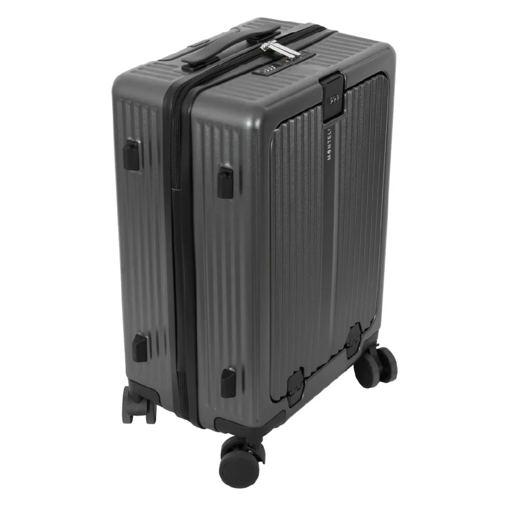 maleta viaje 20 frontal cerradura doble monteli 891618