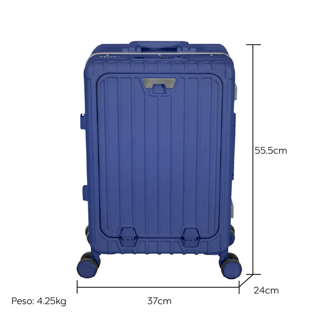maleta viaje 20 tsa azul asa grande monteli 762462