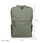 mochila de pu verde militar monteli 6241591