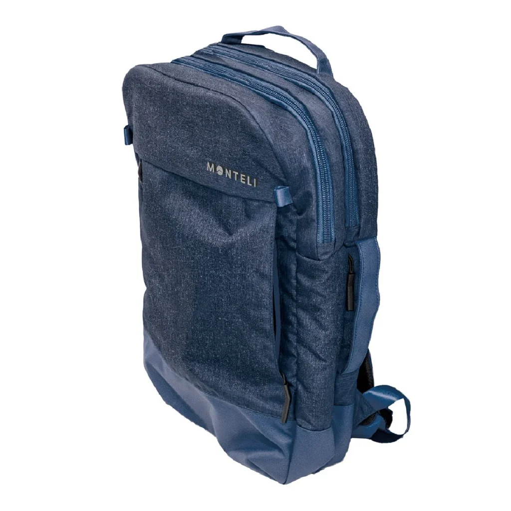 mochila de tela azul marino monteli 3227373