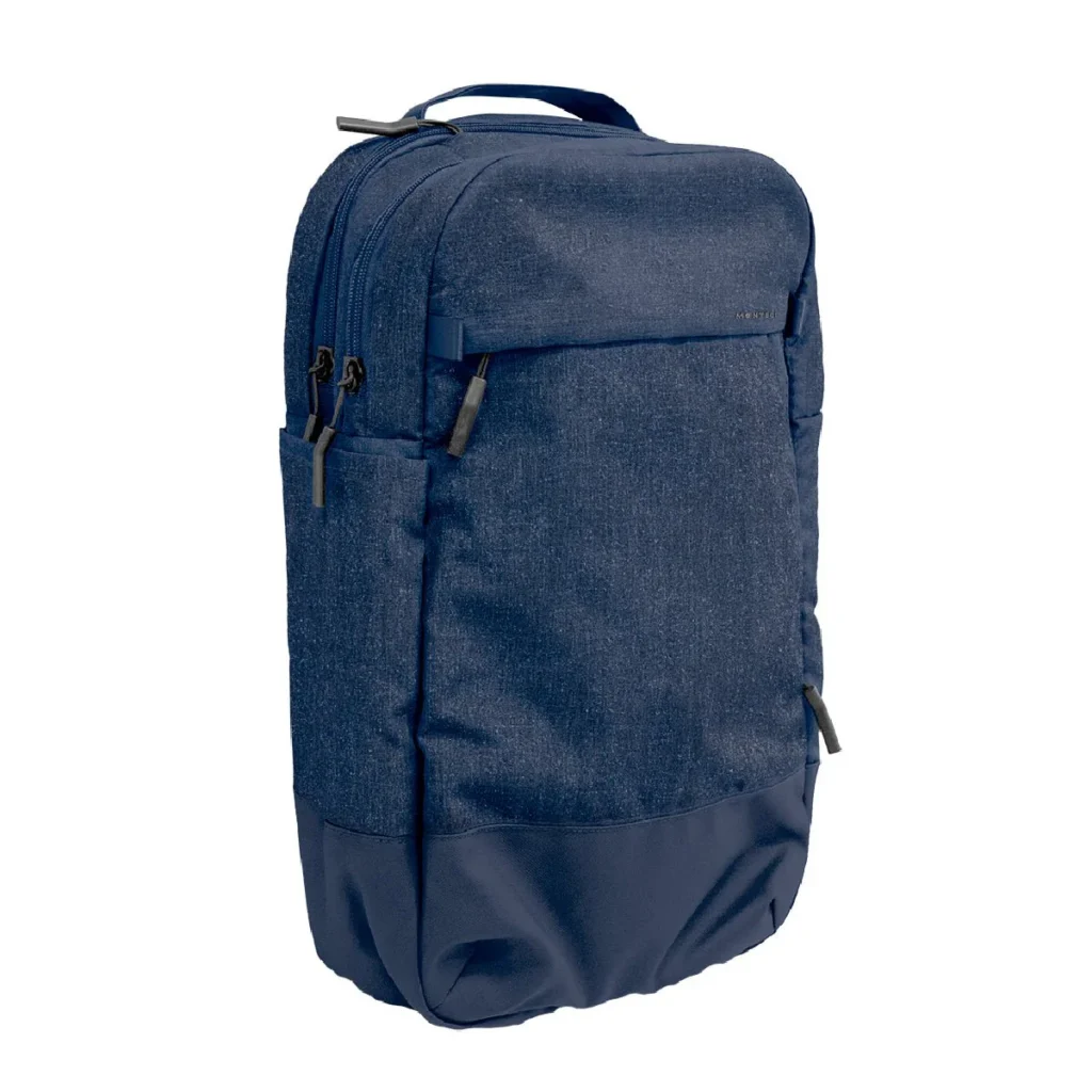 mochila de tela azul marino monteli 6870686