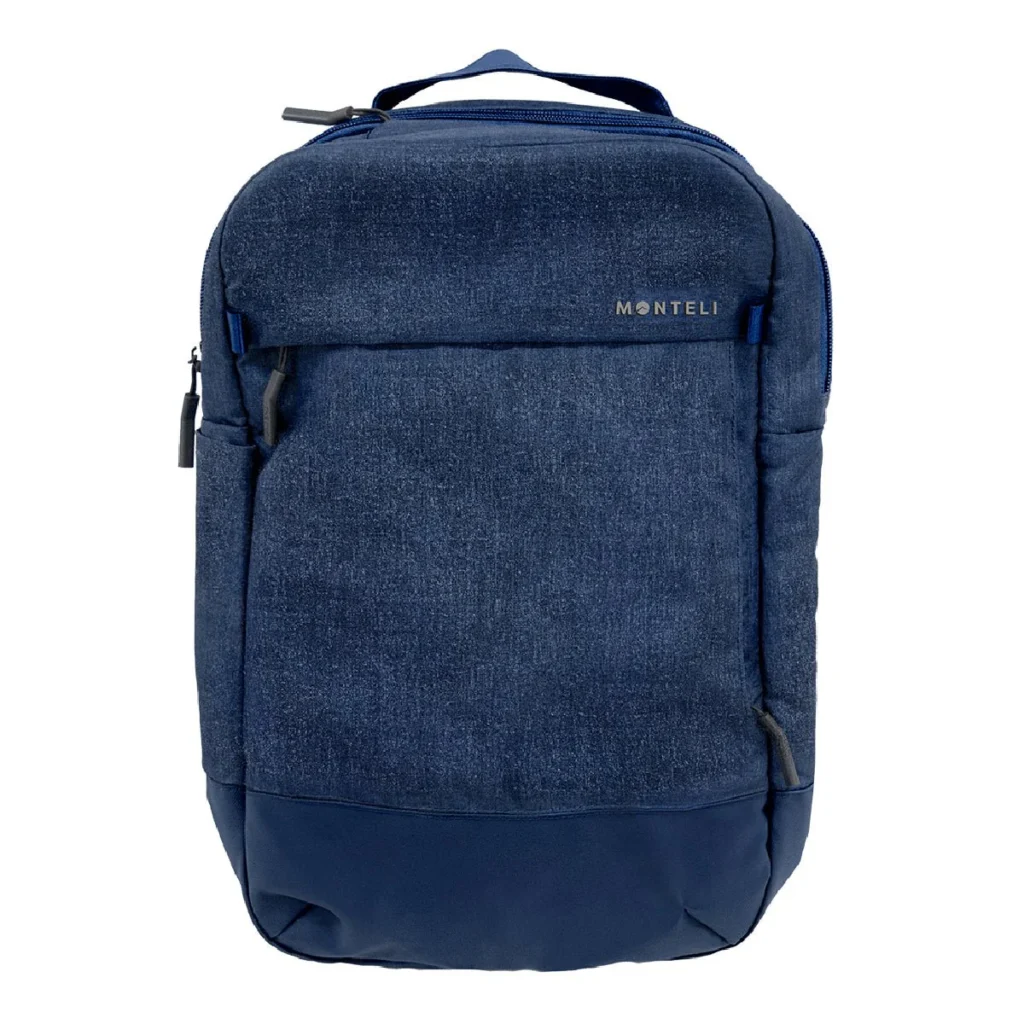 mochila de tela azul marino monteli 7855808