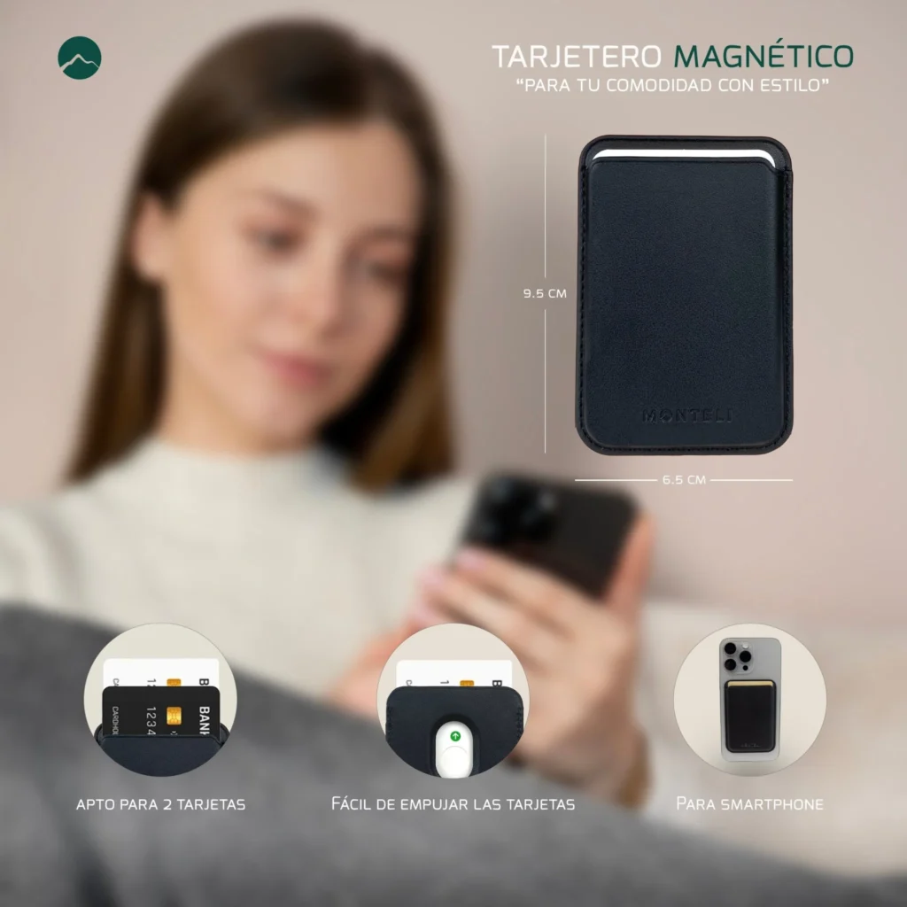 tarjeteros magneticos slim monteli 5465921